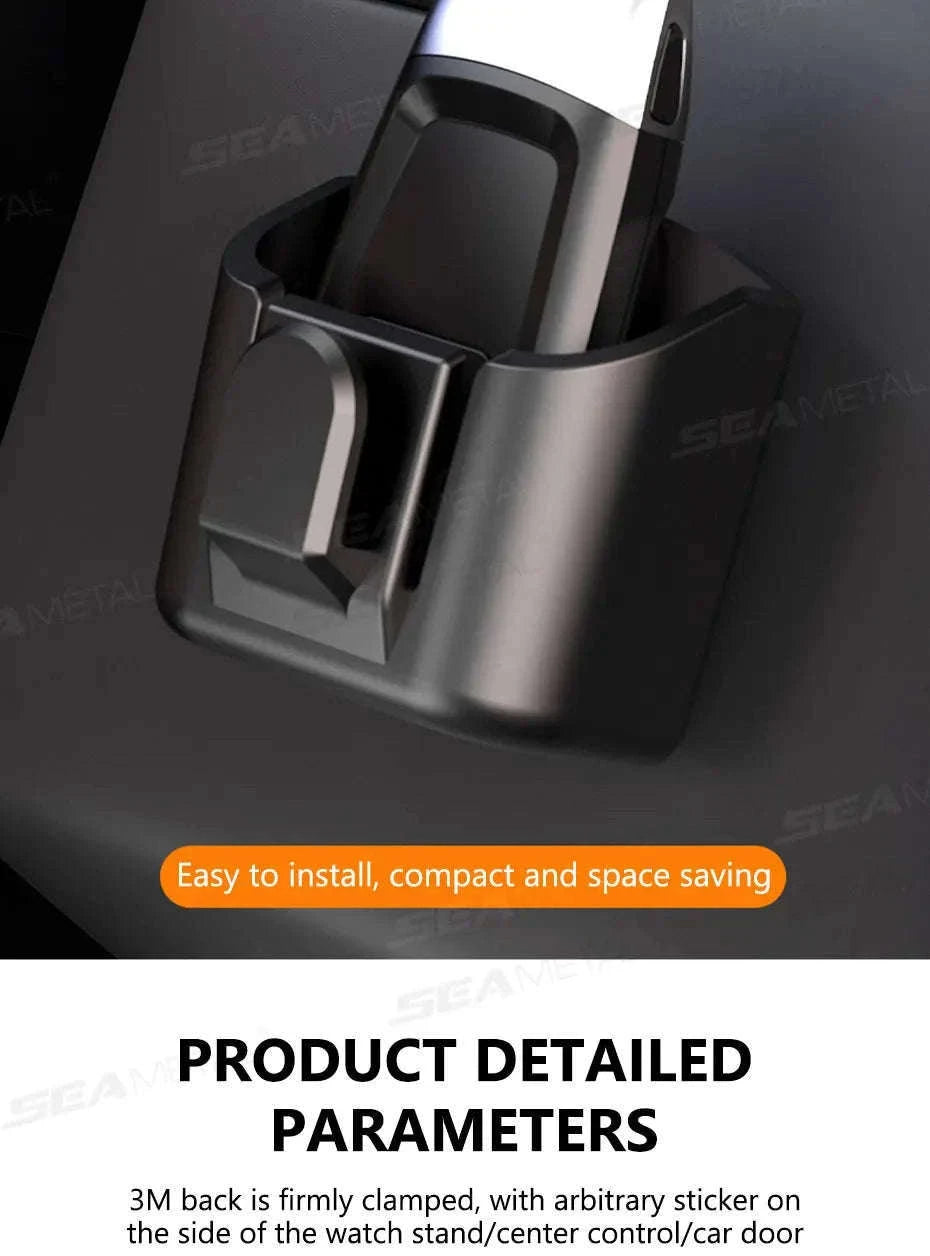 Dashboard Car Key Storage Box with Hanging Hook-1pc