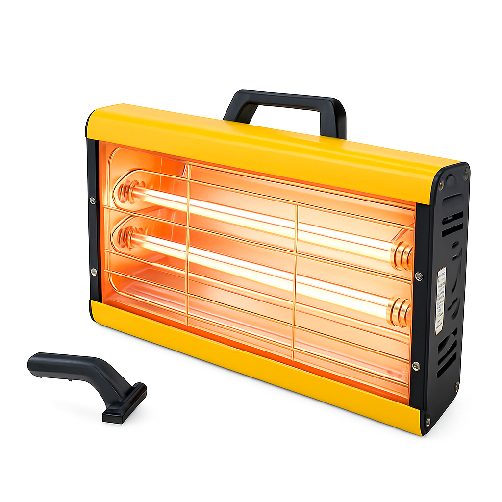 ポータブル赤外線塗装硬化ランプ 1000W/2000W 車修理用