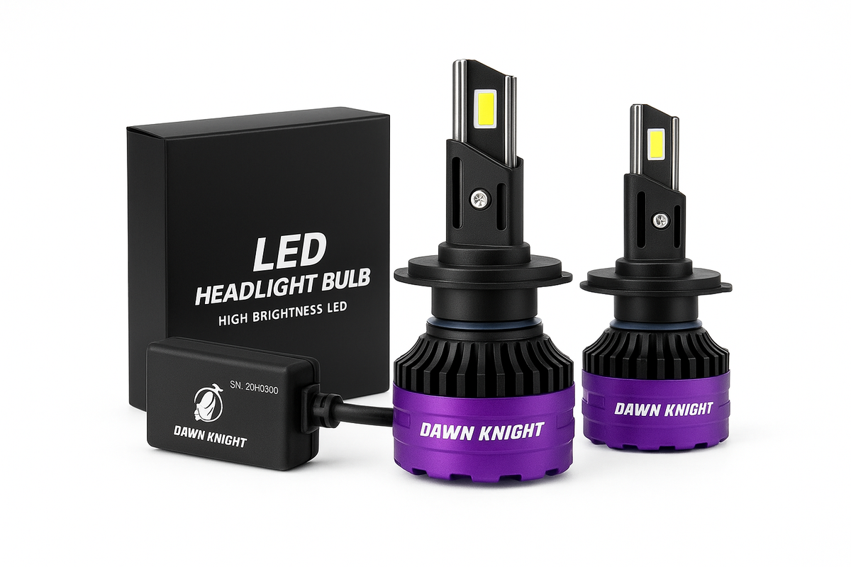 DAWN KNIGHT H11 H7 H4 Led Headlight Bulbs P7 PLUS 140W Powerful 6000K 4300K LED HB3 HB4 Led Lamps 12V 2pcs - Spy-shop.com