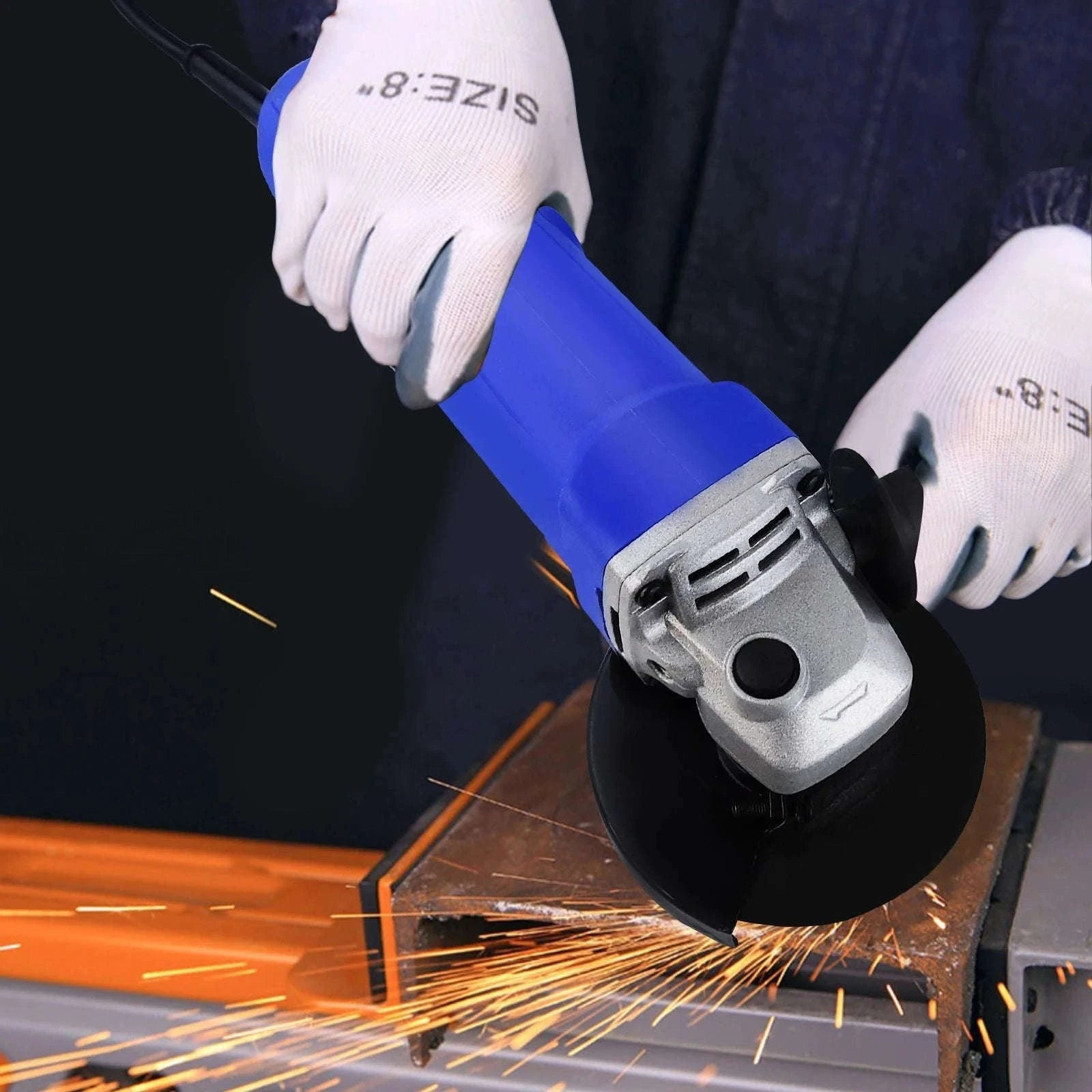 DayPlus 2000W 115mm Electric Angle Grinder-UNITED KINGDOM
