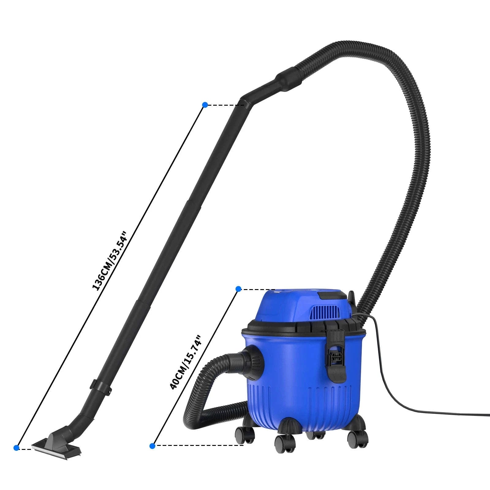 DayPlus Industrial Vacuum Cleaner Wet & Dry 15L-UNITED KINGDOM