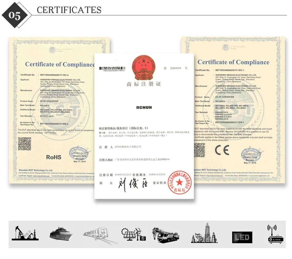 DC 8–40V to 12V Boost Buck Converter Voltage Stabilizer-3A / 8-40V / 12V