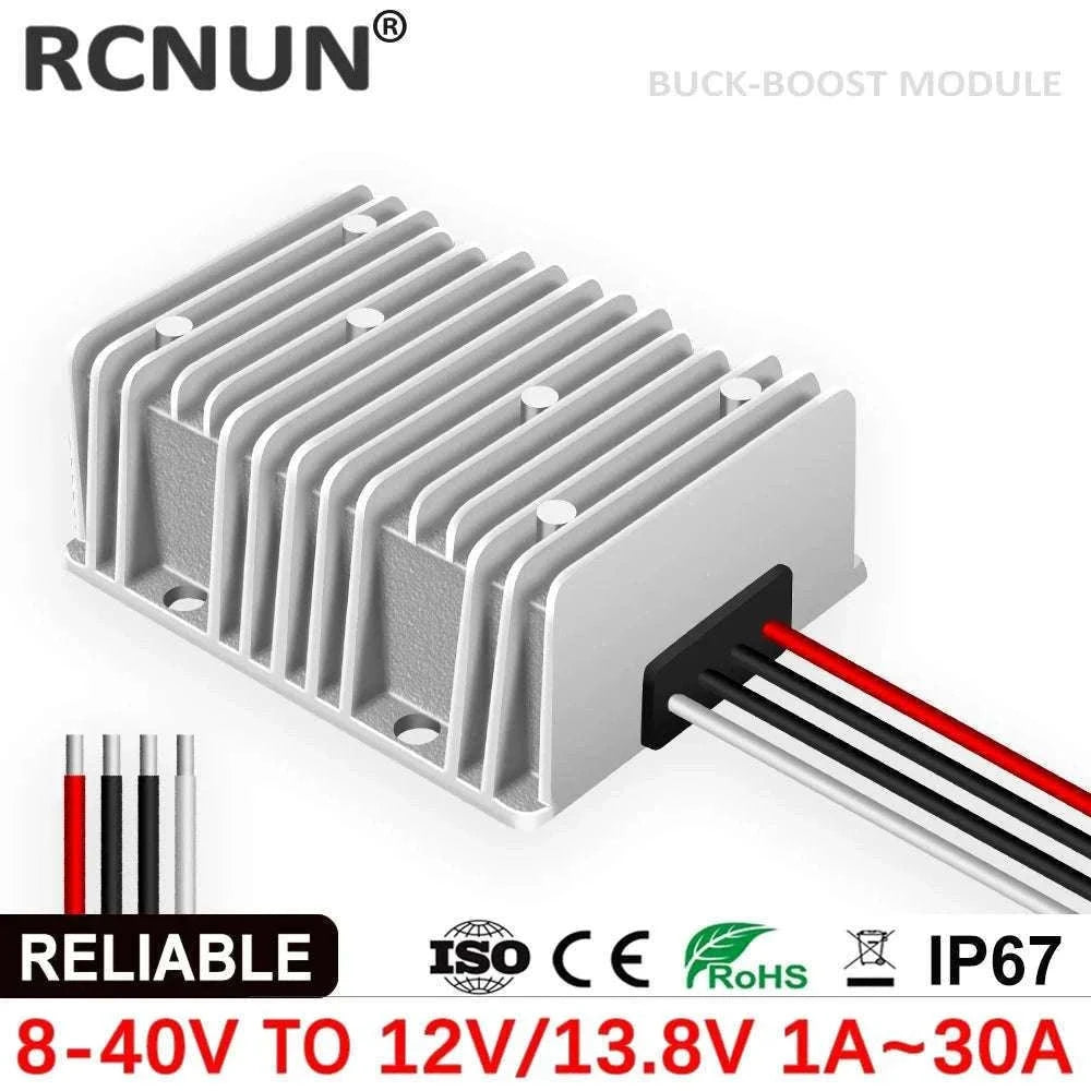 DC 8–40V to 12V Voltage Stabilizer Converter-3A / 8-40V / 12V