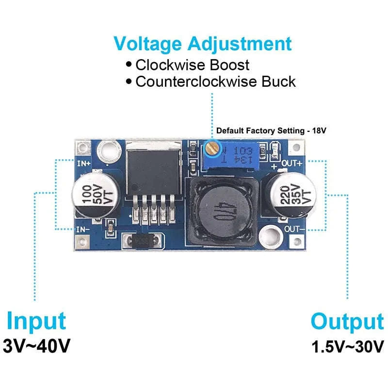DC‑DC Buck Converter Step‑Down Power Supply Module-3A