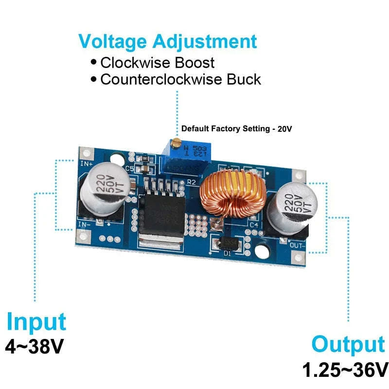 DC‑DC Buck Converter Step‑Down Power Supply Module-3A