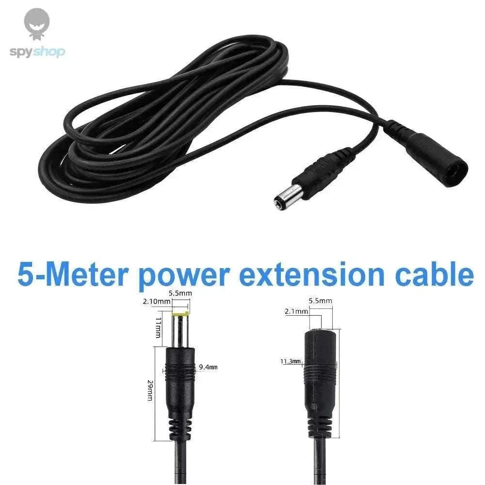 DC12V Power Extension Cable for LED Lights and CCTV Setup-10 m