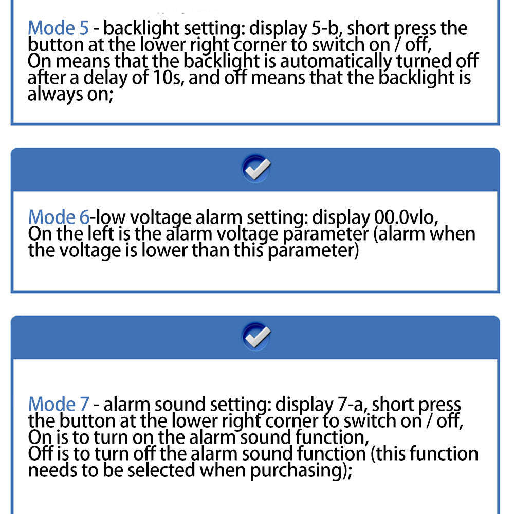 DC8-100V Battery Capacity Indicator for Cars & Bikes-Optiona B