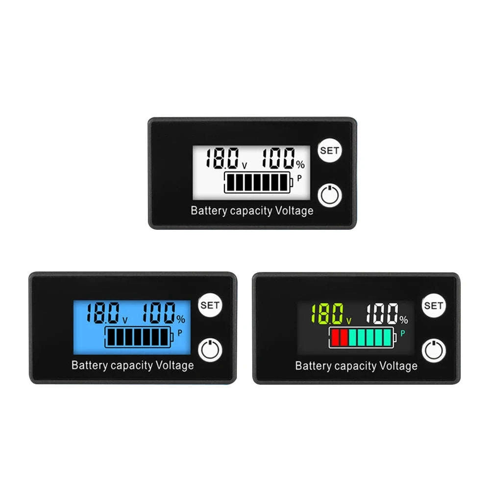 DC8-100V Battery Capacity Indicator for Cars & Bikes-Optiona B