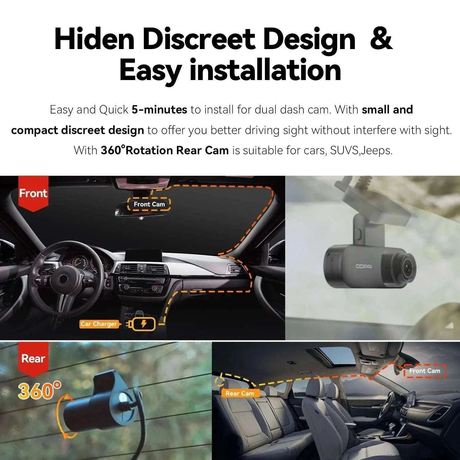 DDPAI Mola N3 Pro 2.5K Dash Camera with GPS and WiFi-N3 Pro GPS