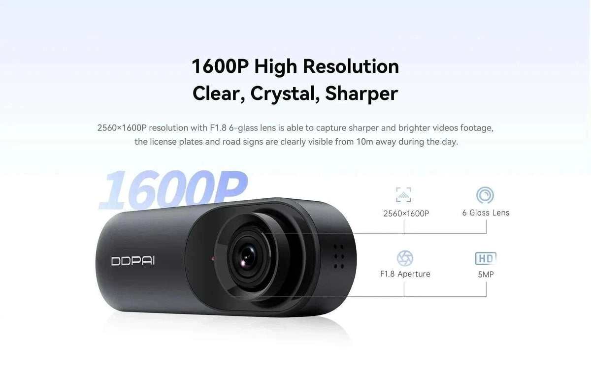 DDPAI Mola N3 Pro 2.5K Dash Camera with GPS and WiFi-N3 Pro GPS