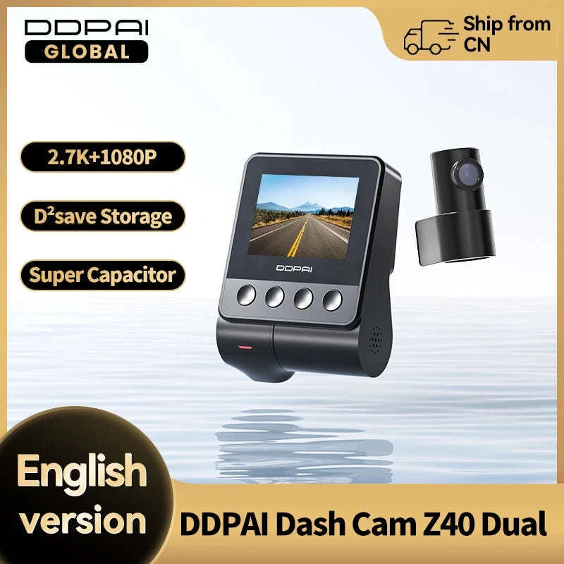 DDPAI Z40 Dash Cam 1944P HD Sony IMX335-Z40 DUAL GPS / No TF card