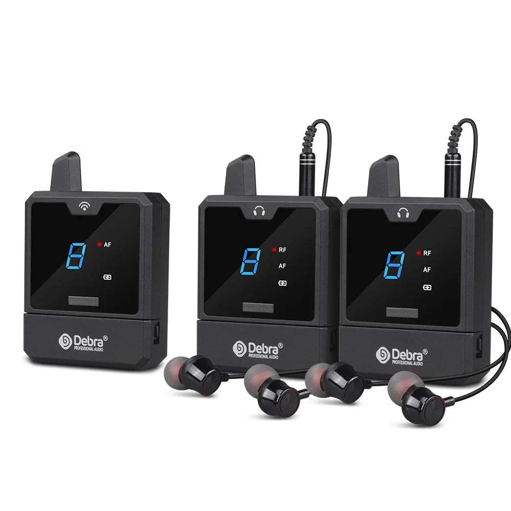 Debra Audio Er‑Mini Wireless In‑Ear Monitor System-With 6 Receiver