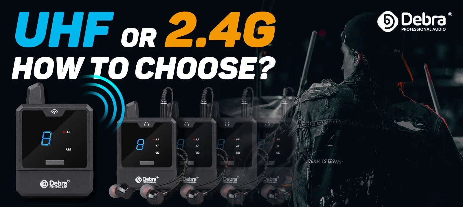 Debra Audio Er‑Mini Wireless In‑Ear Monitor System-With 6 Receiver