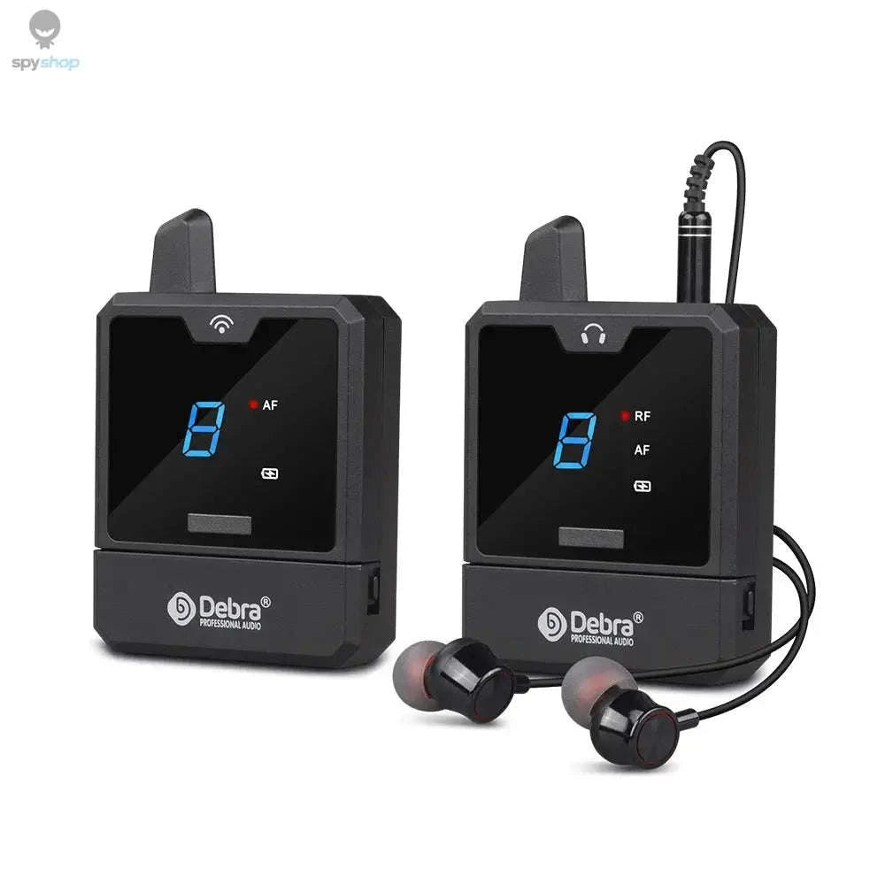 Debra UHF IEM Wireless Monitor System – Portable, Clear, Low‑Latency Monitoring-With 6 receivers