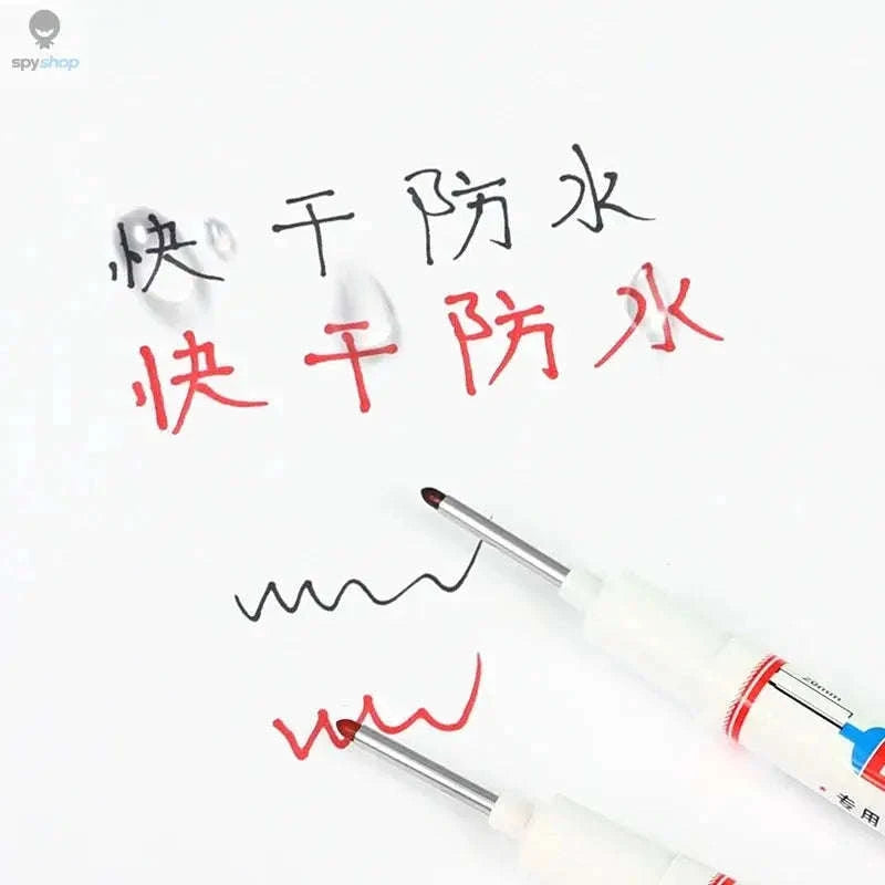 Deep Hole Marker Pen Set – 20mm Nib for Clean, Precise Marking-2blue 2black