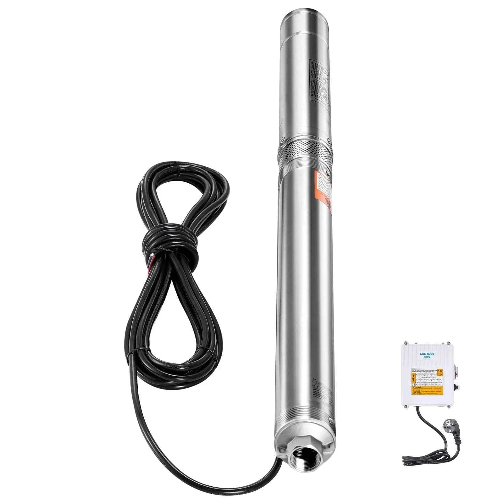 Deep Well Submersible Pump 230V with 65.65 ft Cord-1100W External Start / EU / france