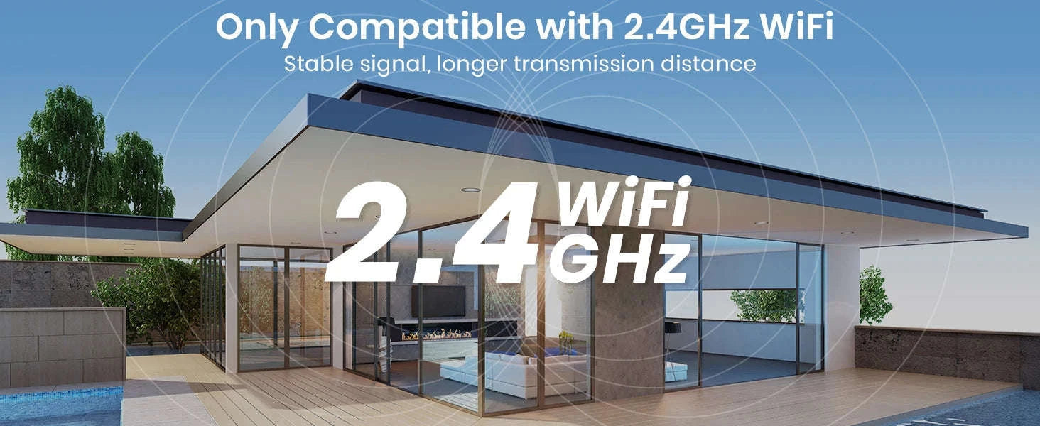 DEKCO 3MP Outdoor Dome Security Camera with PTZ WiFi Control-2pcs / EU Plug / 4mm|GERMANY