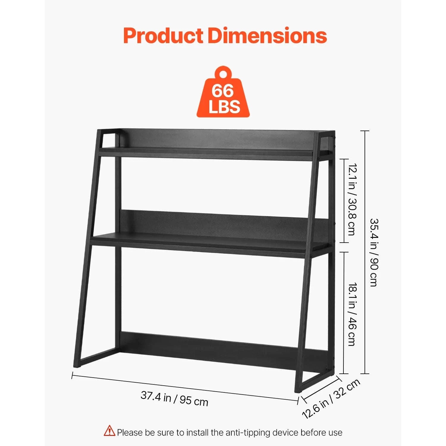 Desktop Bookshelf Storage Organizer 1/2/3-Tier Wood Display Shelf-Wood 1-Tier White / United States