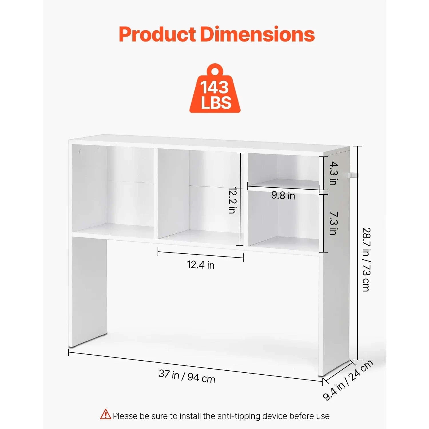 Desktop Bookshelf Storage Organizer 1/2/3-Tier Wood Display Shelf-Wood 1-Tier White / United States