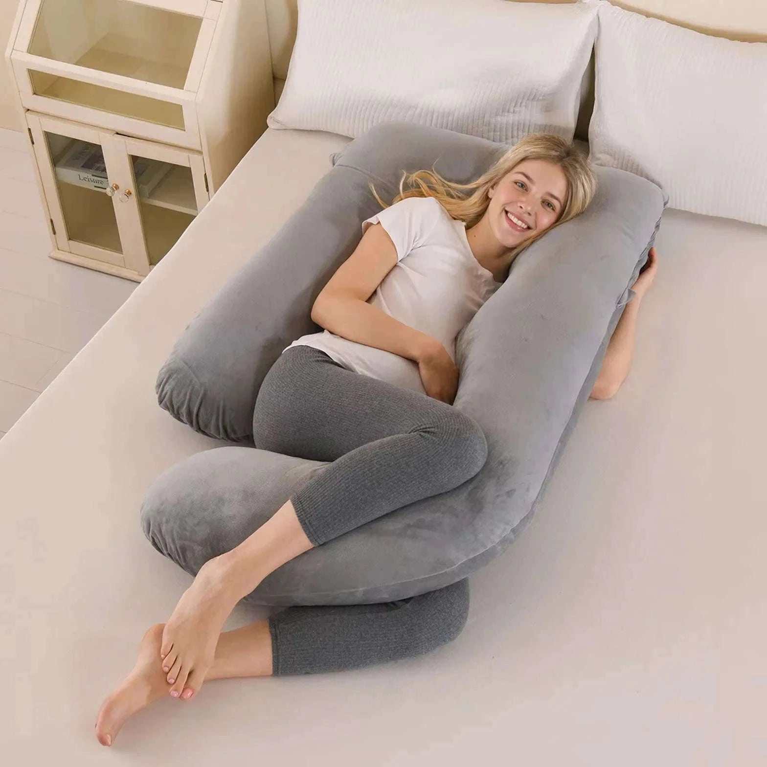 Detachable G-Shaped Maternity Support Pillow-G TYPE / United States