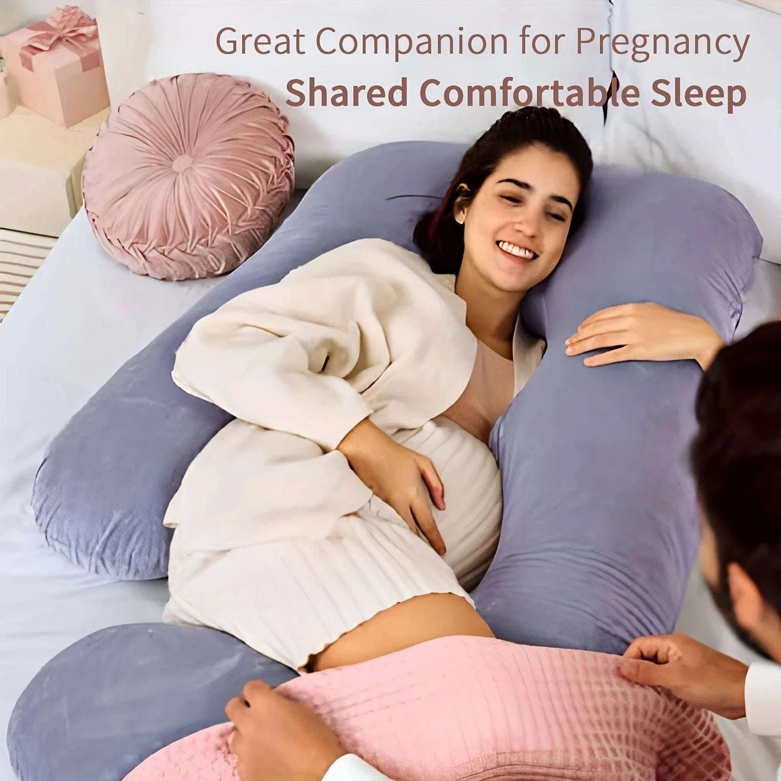 Detachable G-Shaped Maternity Support Pillow-G TYPE / United States