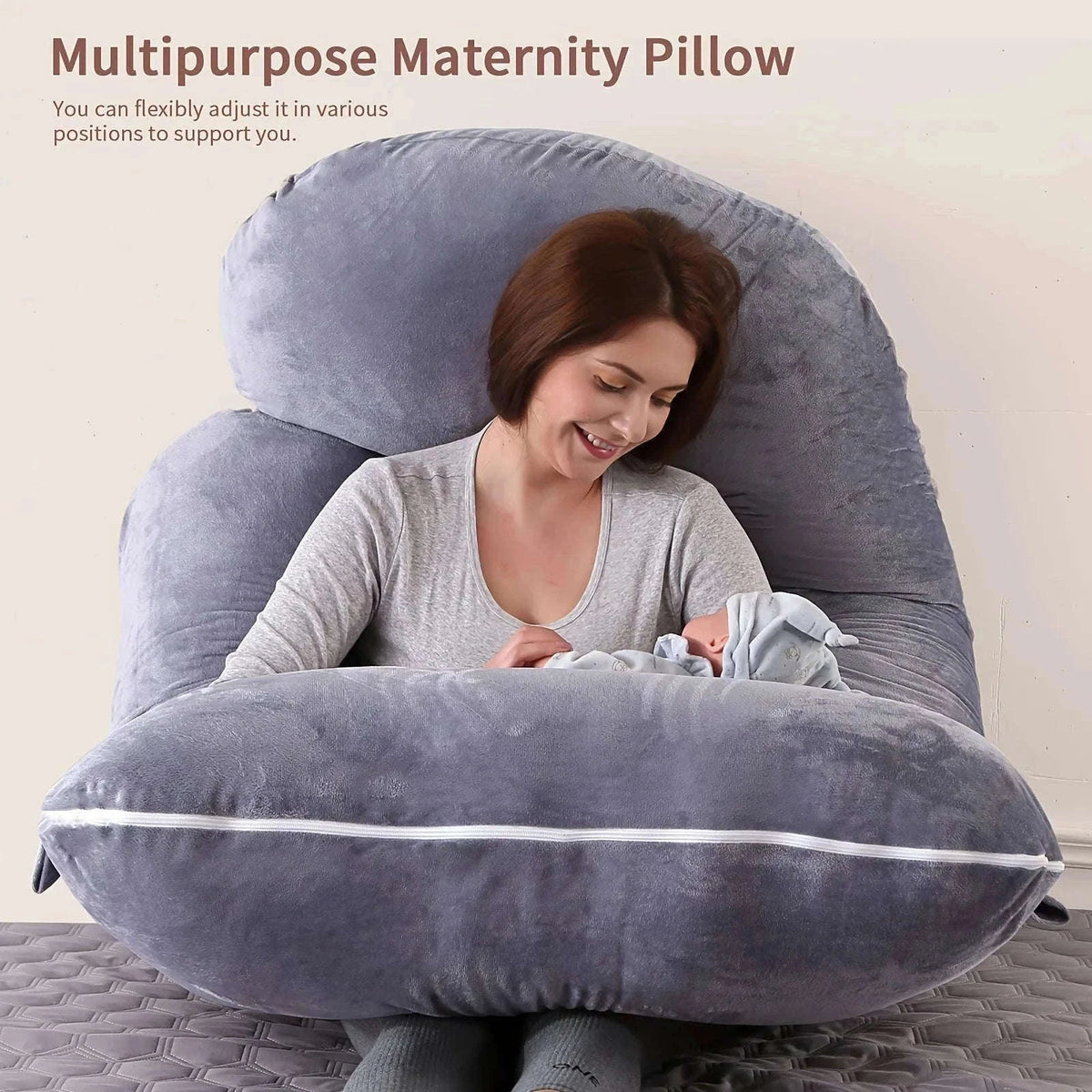 Detachable G-Shaped Maternity Support Pillow-G TYPE / United States