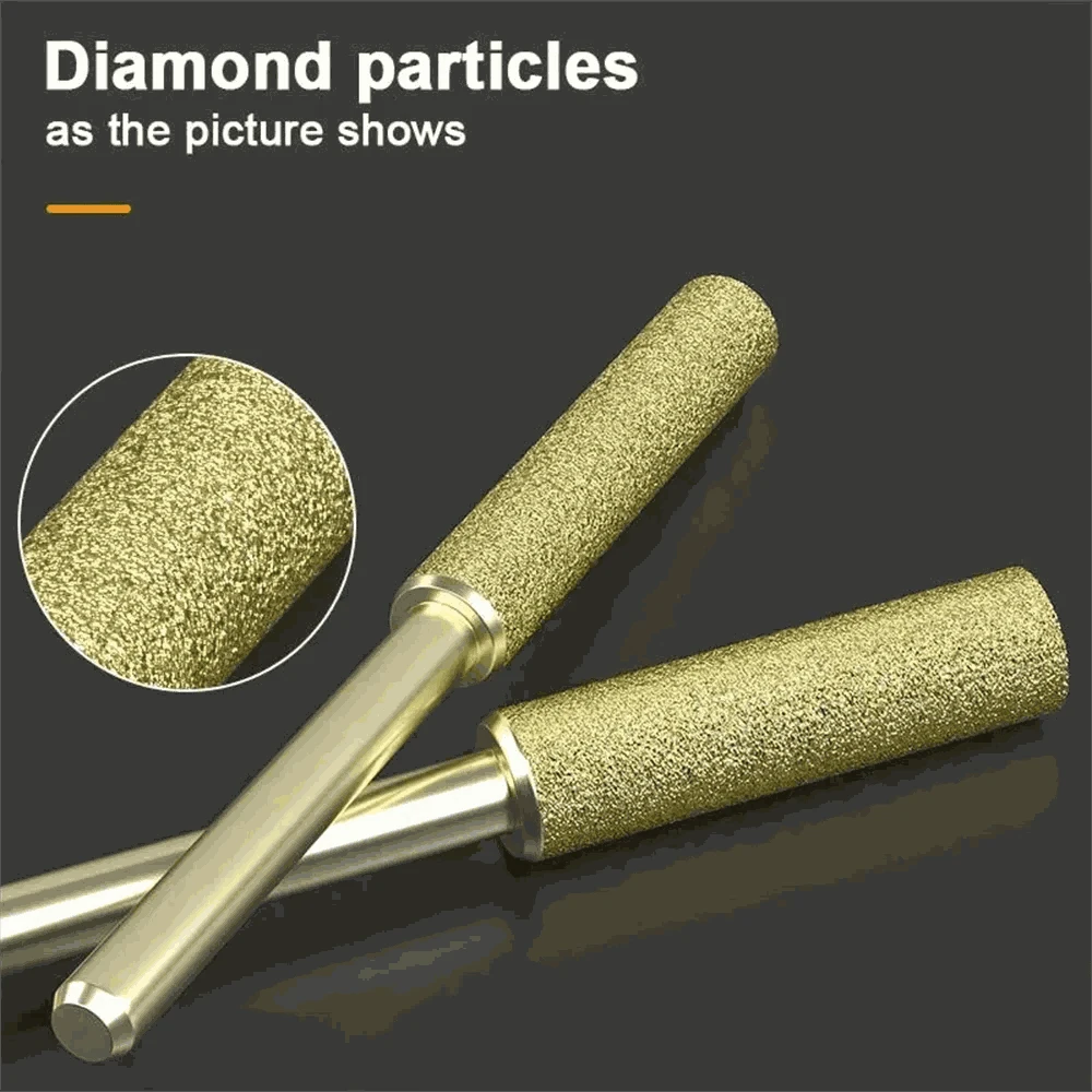 Diamond Chainsaw Sharpener Burrs 6-Piece Kit-Golden 5.5mmx6pcs