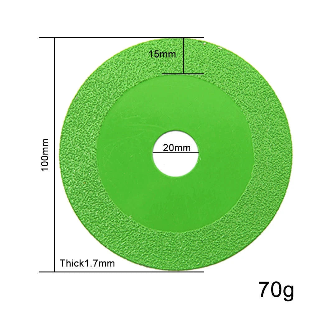 Diamond Green Brazing Blade Ultra‑Thin Cutting Tool-1pc green