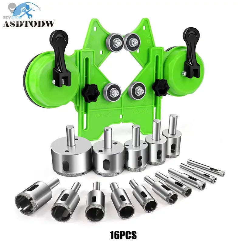 Diamond Hole Saw Kit with Adjustable Suction Guide-1pc