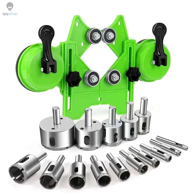 Diamond Hole Saw Kit with Adjustable Suction Guide-1pc