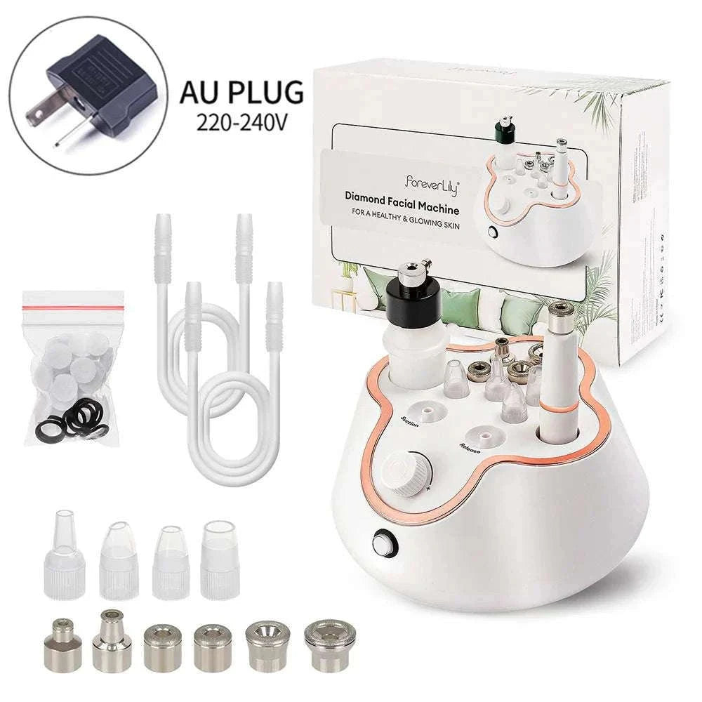Diamond Microdermabrasion Machine for Deep Facial Exfoliation-US PLUG (100-110V)