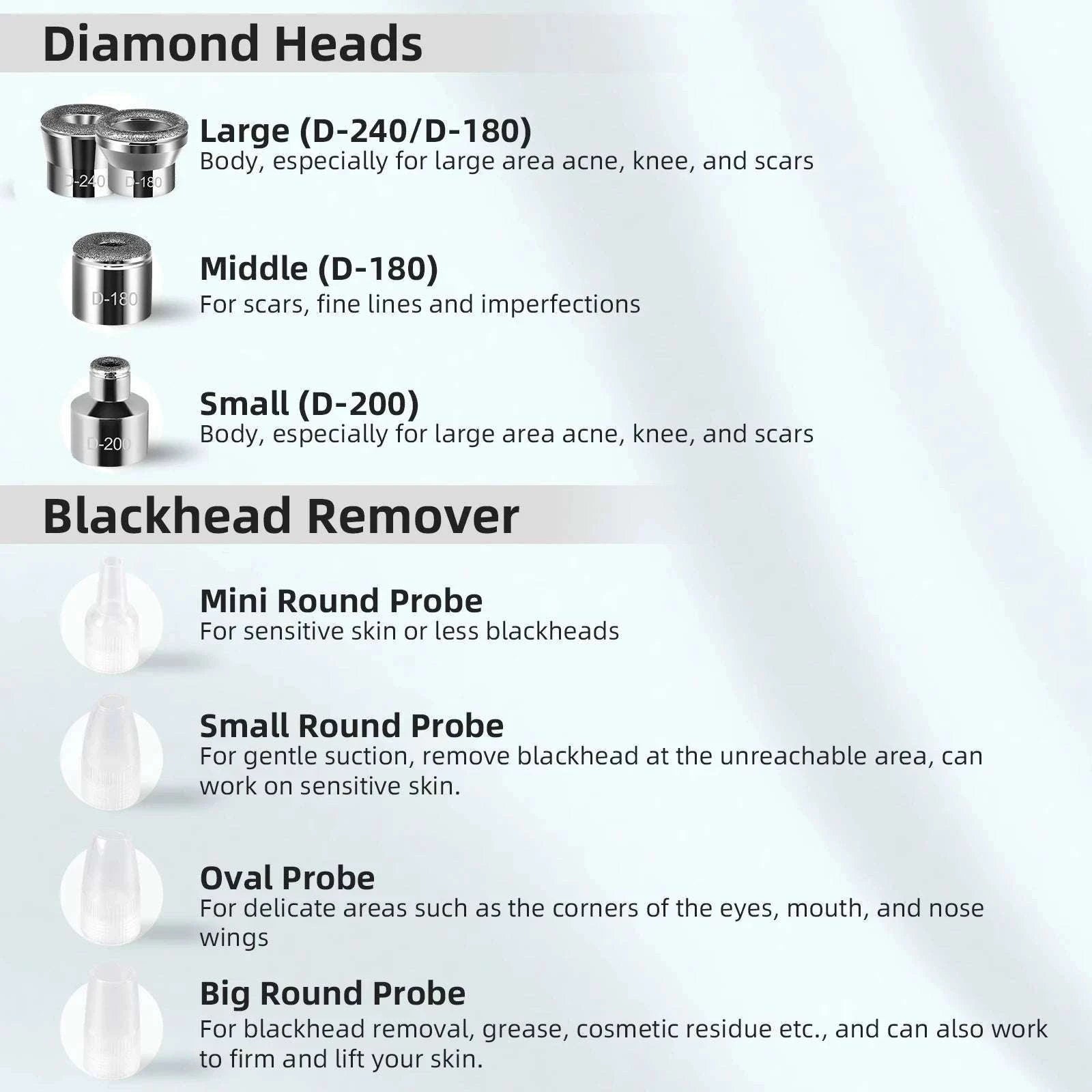 Diamond Microdermabrasion Machine for Deep Facial Exfoliation-US PLUG (100-110V)