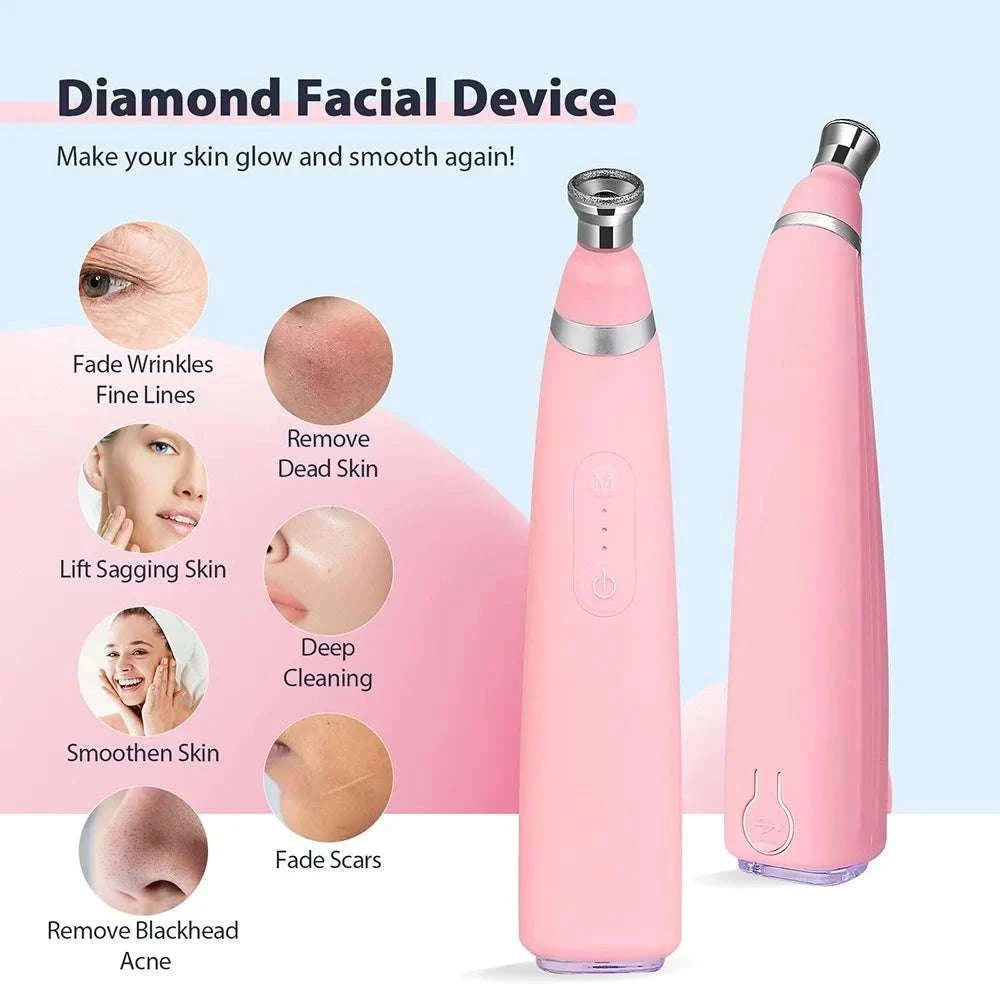 Diamond Microdermabrasion Machine for Deep Facial Exfoliation-US PLUG (100-110V)