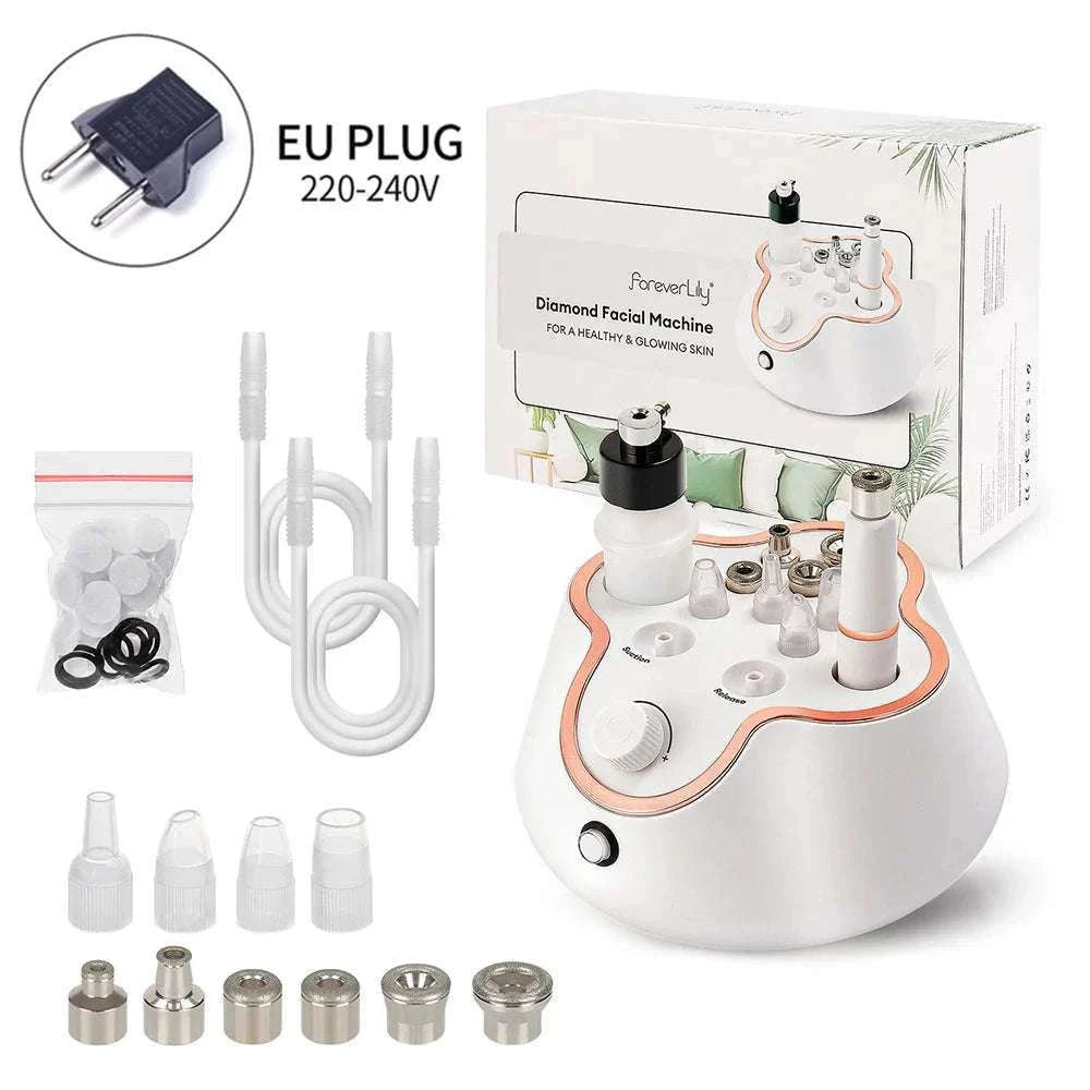 Diamond Microdermabrasion Machine for Deep Facial Exfoliation-US PLUG (100-110V)