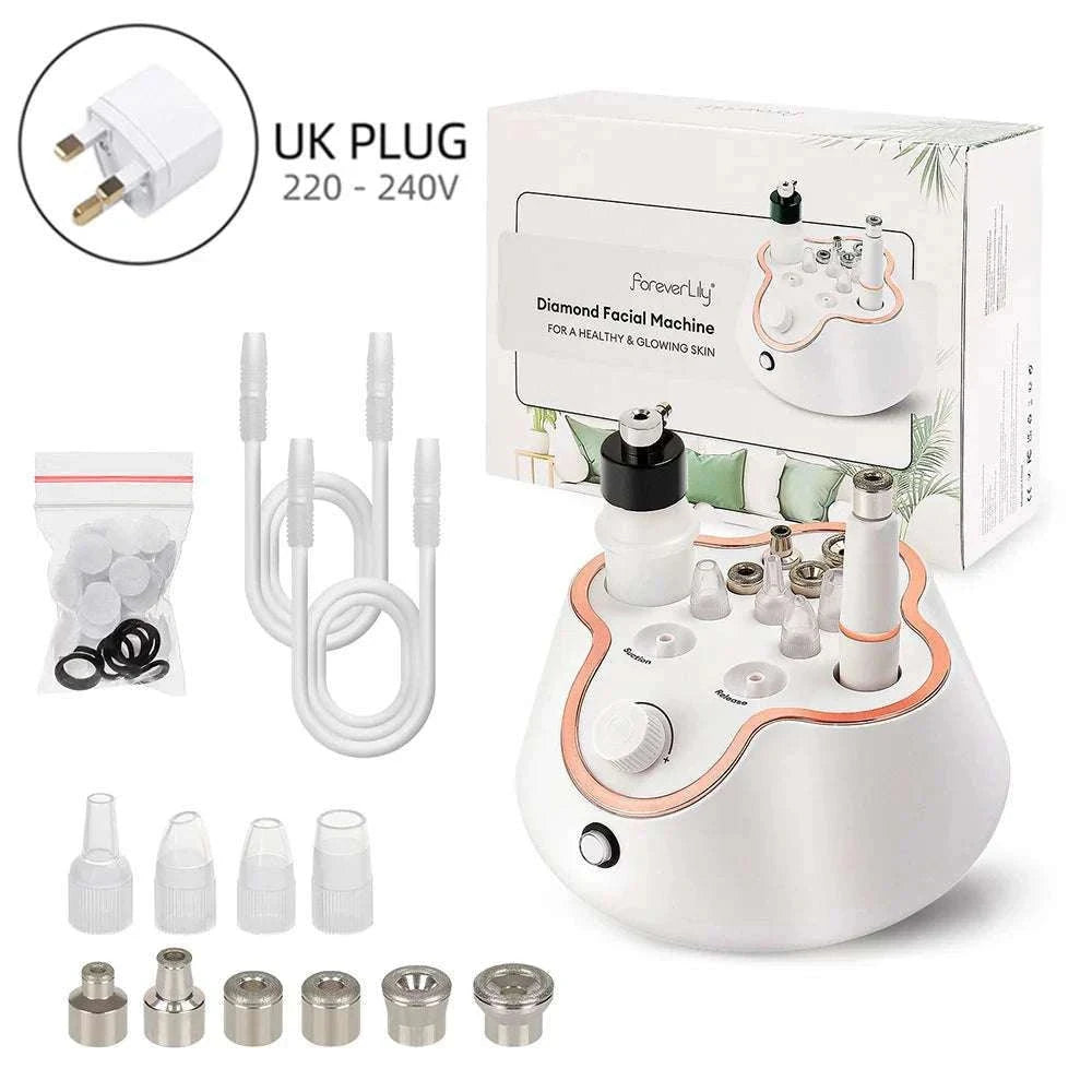Diamond Microdermabrasion Machine for Deep Facial Exfoliation-US PLUG (100-110V)