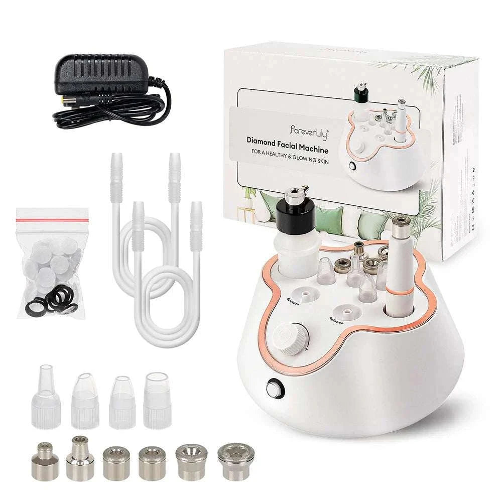 Diamond Microdermabrasion Machine for Deep Facial Exfoliation-US PLUG (100-110V)
