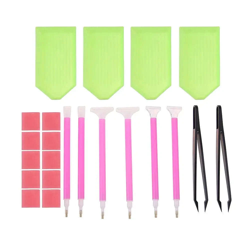 Diamond Painting Tools Set for Easy 5D Embroidery Crafting-B / france