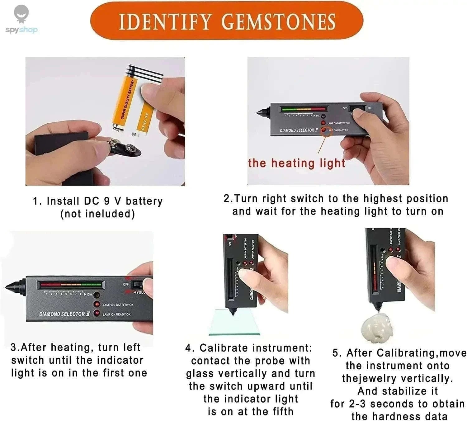 Diamond Tester Pen for Fast Gem Verification-Default Title