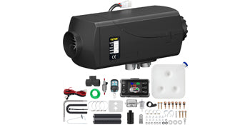 5KW 12V diesel luftvarmer med LCD og fjernbetjening til autocamper, lastbil og båd
