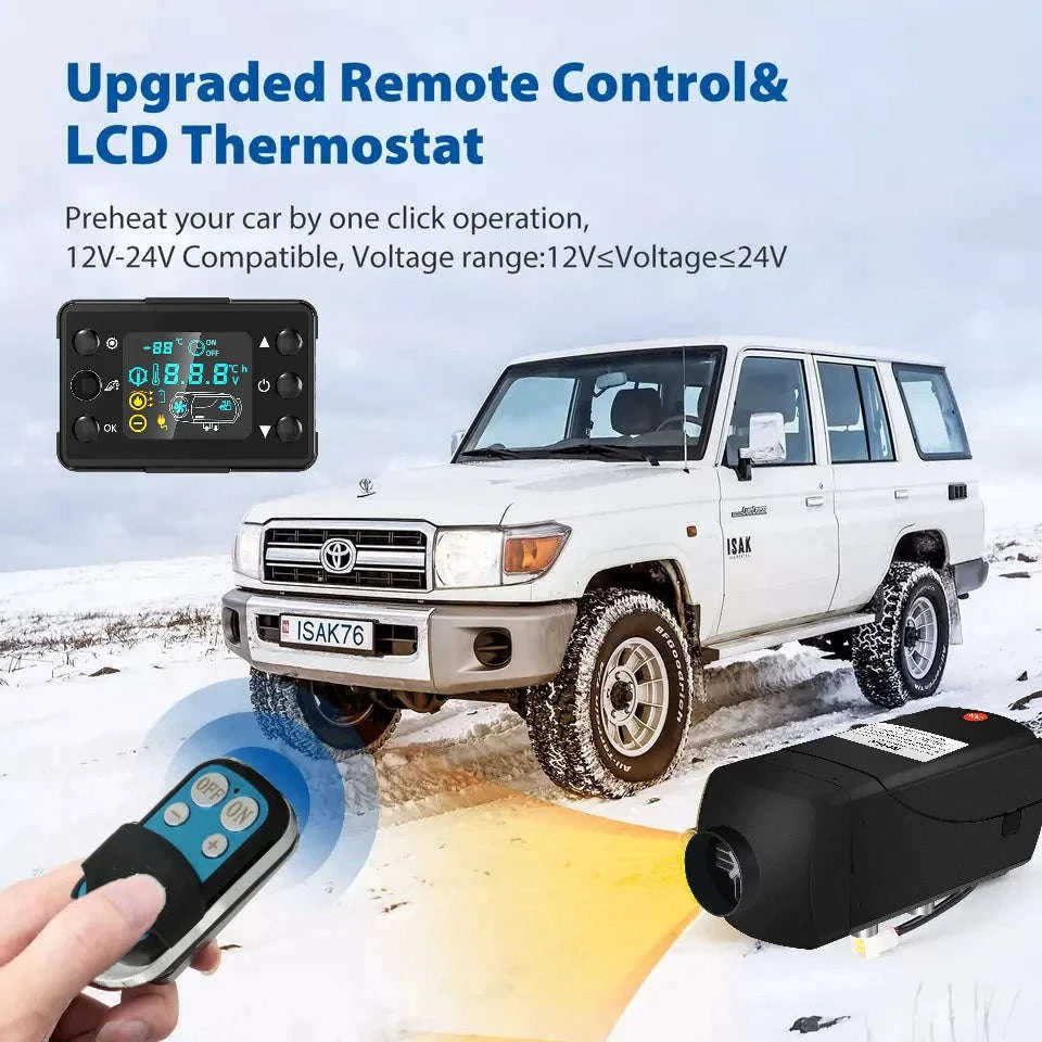 Diesel Parking Heater 12V 8000W with Muffler for Vehicles-5kw split heater / CZECH REPUBLIC