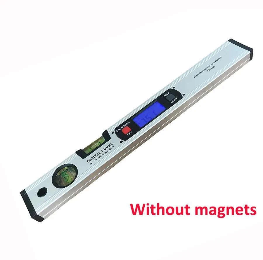 Digital Angle Finder Level 400mm 360° Inclinometer with LCD-Red with magnets / China Mainland