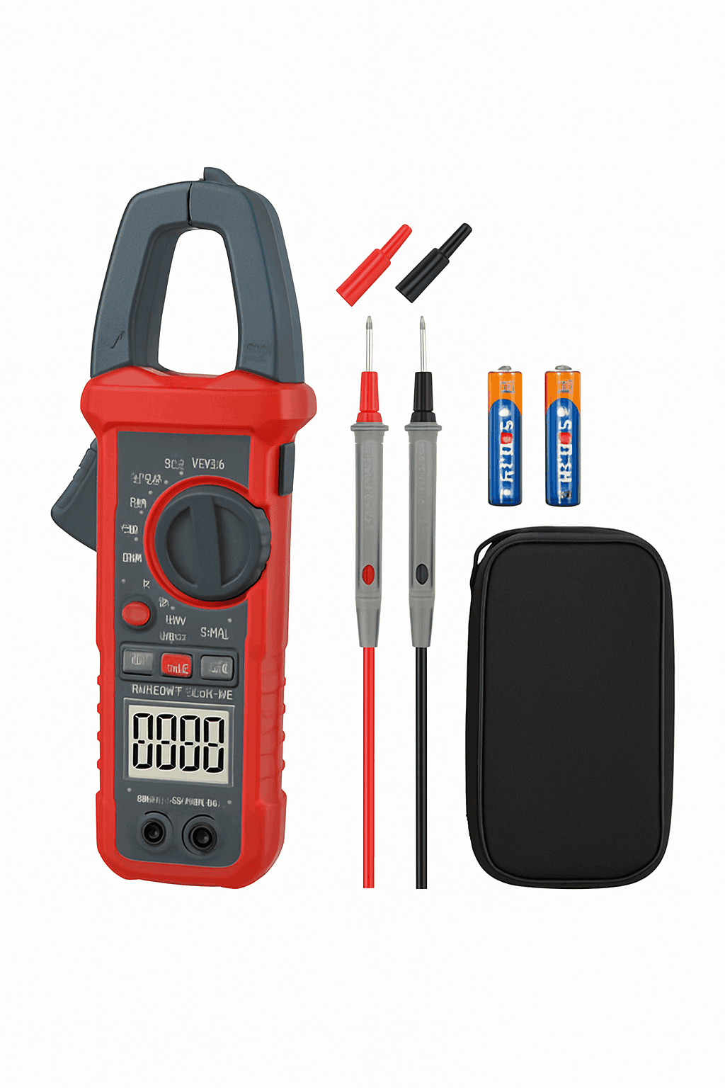 Digital Clamp Meter Multimeter with NCV and Live Wire Test-United States