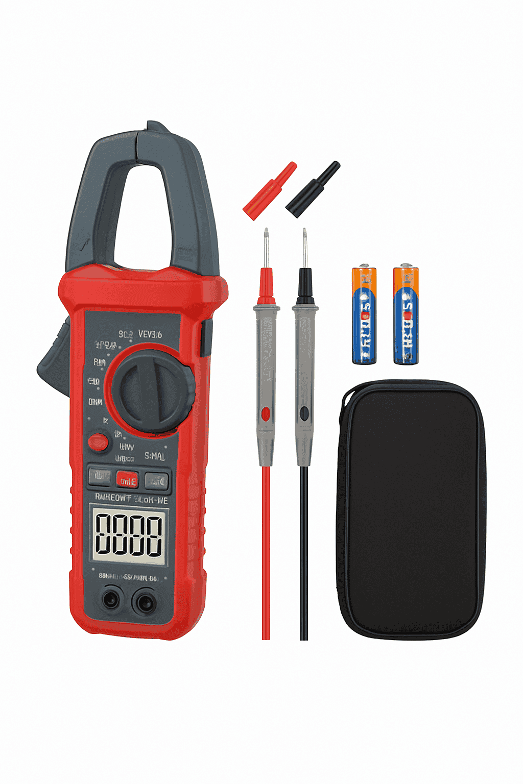 Digital Clamp Meter Multimeter with NCV and Live Wire Test-United States