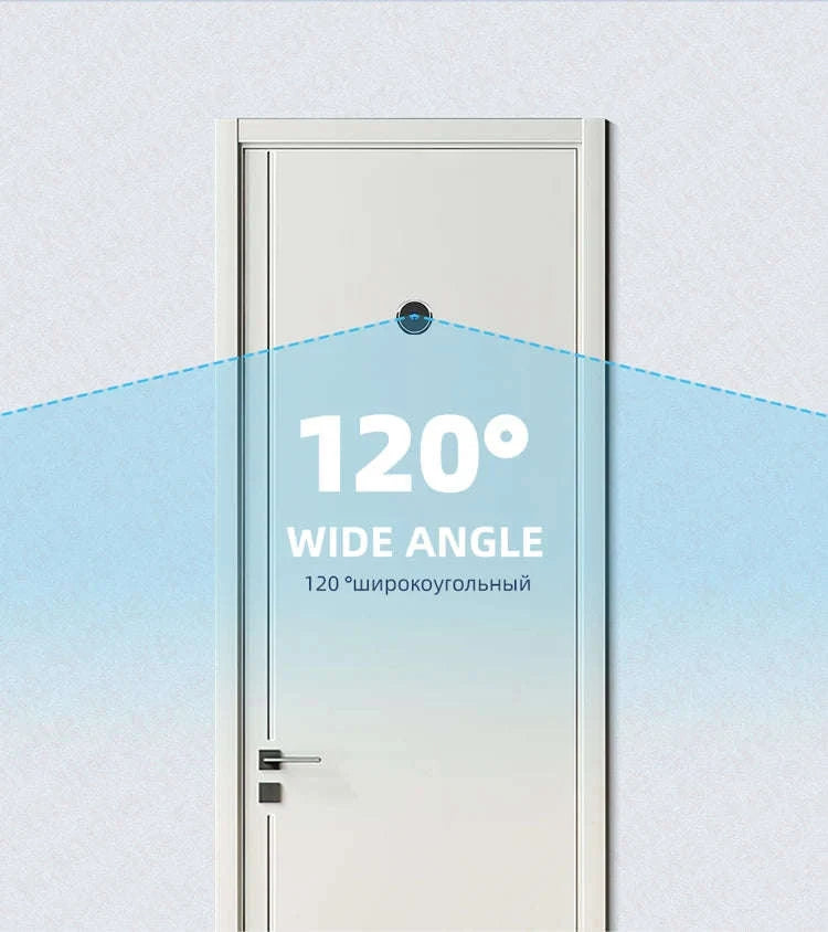 Digital Door Peephole Camera with 3.5" LCD Screen-CZECH REPUBLIC / 40-100mm
