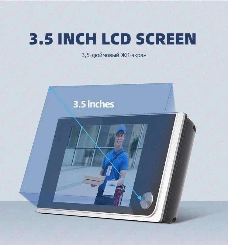 Digital Door Peephole Camera with 3.5" LCD Screen-CZECH REPUBLIC / 40-100mm