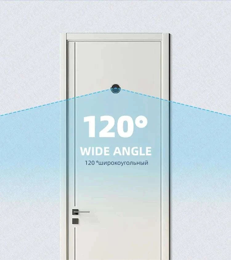 Digital Door Peephole Camera with 3.5" LCD Screen-CZECH REPUBLIC / 40-100mm
