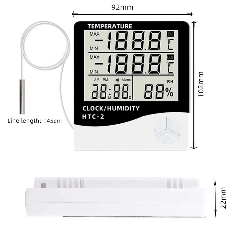 Digital Hygrometer Temperature and Humidity Meter HTC-1 / HTC-2-HTC-2
