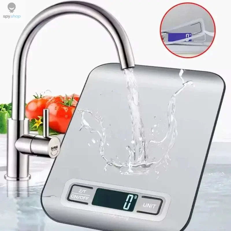 Digital Kitchen Scale LED Display 5kg/1g Stainless Steel Panel-Kitchen Scale / 5Kg 0.1g