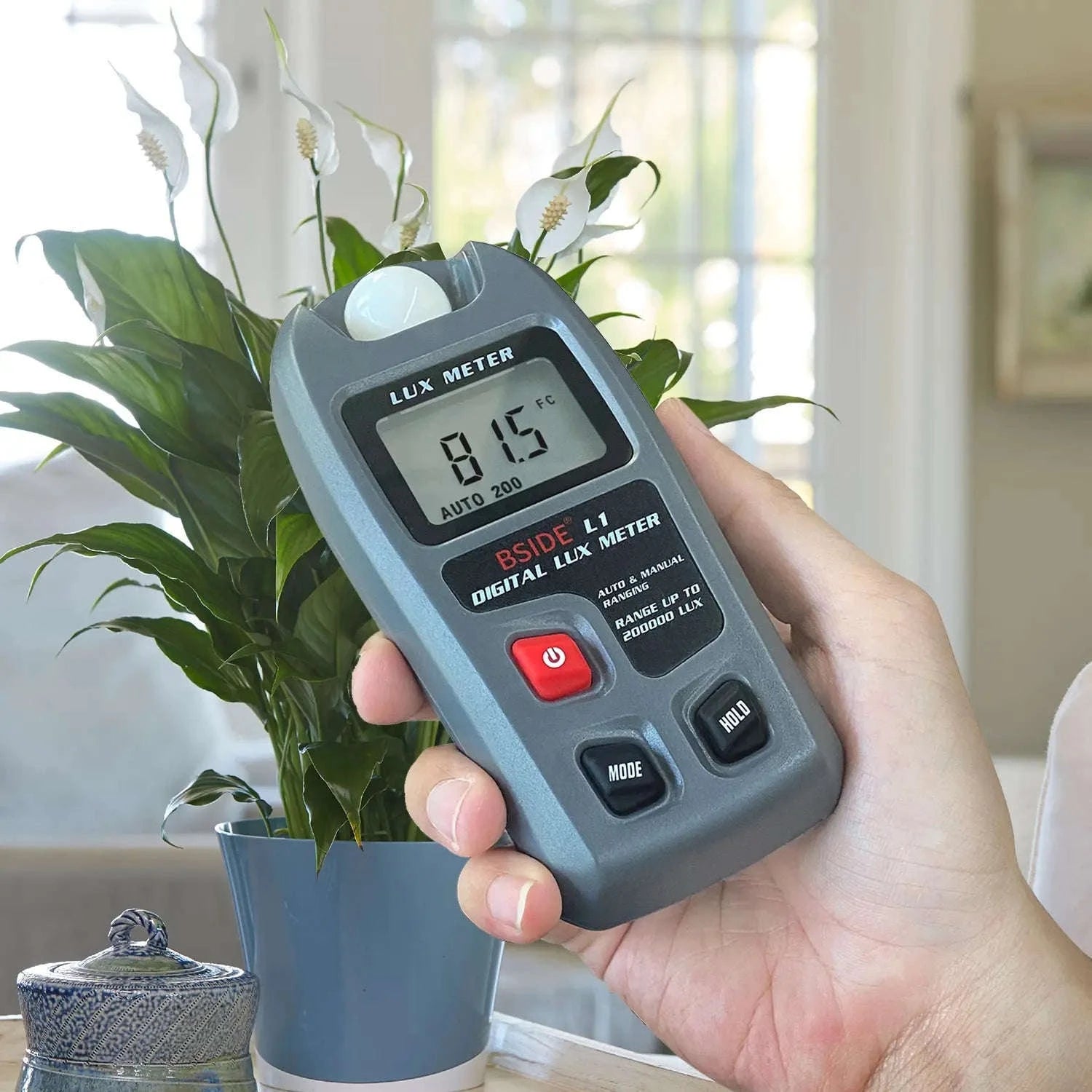Digital Lux Meter Illuminometer 0–200,000 Lux Tester-L1