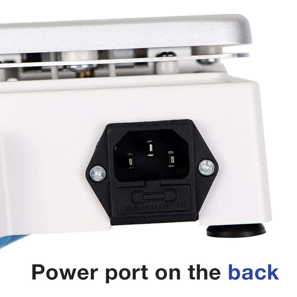 Digital Magnetic Stirrer with Heating Plate and 1600rpm Speed-EU Plug / CHINA